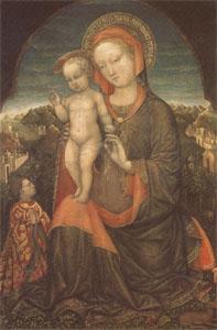 Jacopo Bellini THe Virgin and Child Adored by Lionello d'Este (mk05) Germany oil painting art